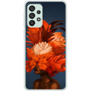 Чехол BoxFace Samsung Galaxy A73 (A736)  Exquisite Orange Flowers