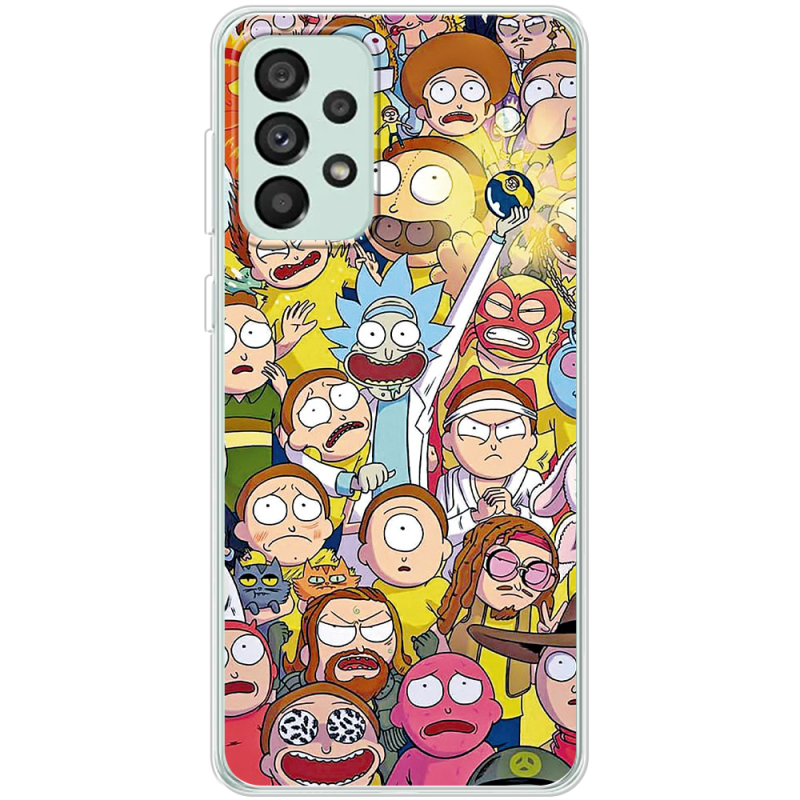 Чехол BoxFace Samsung Galaxy A73 (A736)  Rick and Morty