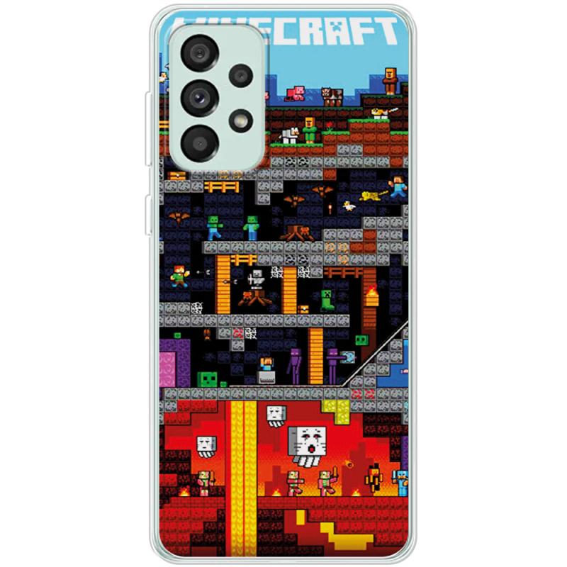 Чехол BoxFace Samsung Galaxy A73 (A736)  Minecraft Lode Runner