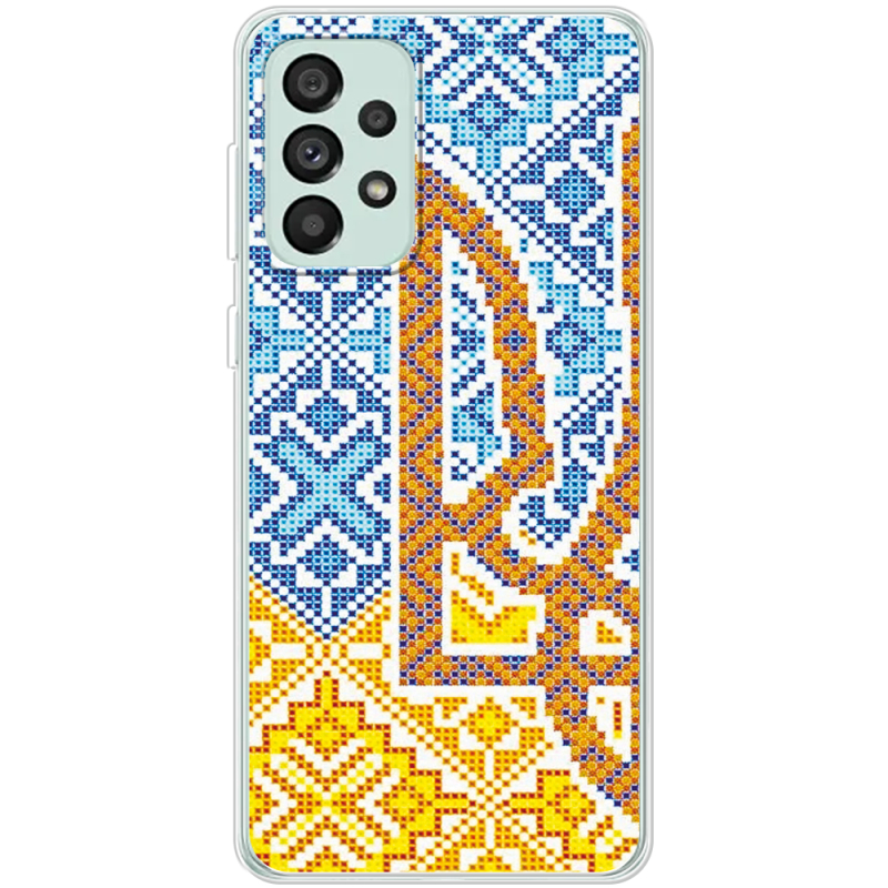 Чехол BoxFace Samsung Galaxy A73 (A736)  Тризуб Вишивка