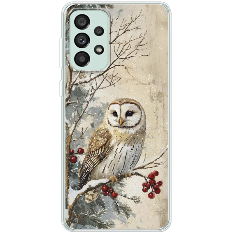 Чехол BoxFace Samsung Galaxy A73 (A736)  Christmas Owl