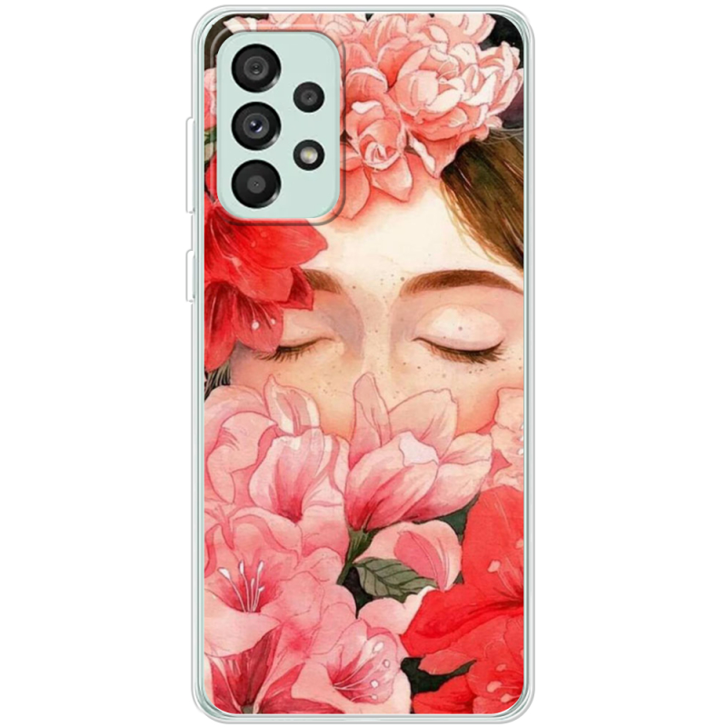 Чехол BoxFace Samsung Galaxy A73 (A736)  Girl in Flowers