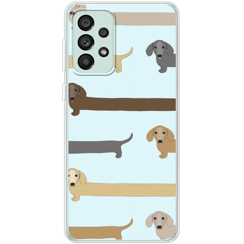 Чехол BoxFace Samsung Galaxy A73 (A736)  Dachshund