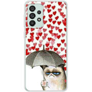 Чехол BoxFace Samsung Galaxy A73 (A736)  Raining Hearts