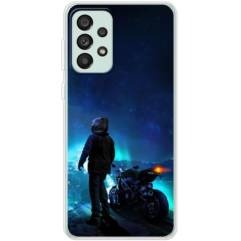 Чехол BoxFace Samsung Galaxy A73 (A736)  Motorcyclist