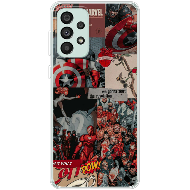 Чехол BoxFace Samsung Galaxy A73 (A736)  Marvel Avengers