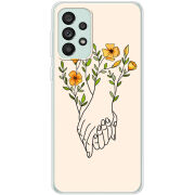 Чехол BoxFace Samsung Galaxy A73 (A736)  Flower Hands