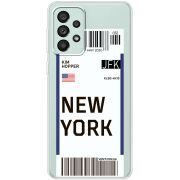 Прозрачный чехол BoxFace Samsung Galaxy A73 (A736) Ticket New York