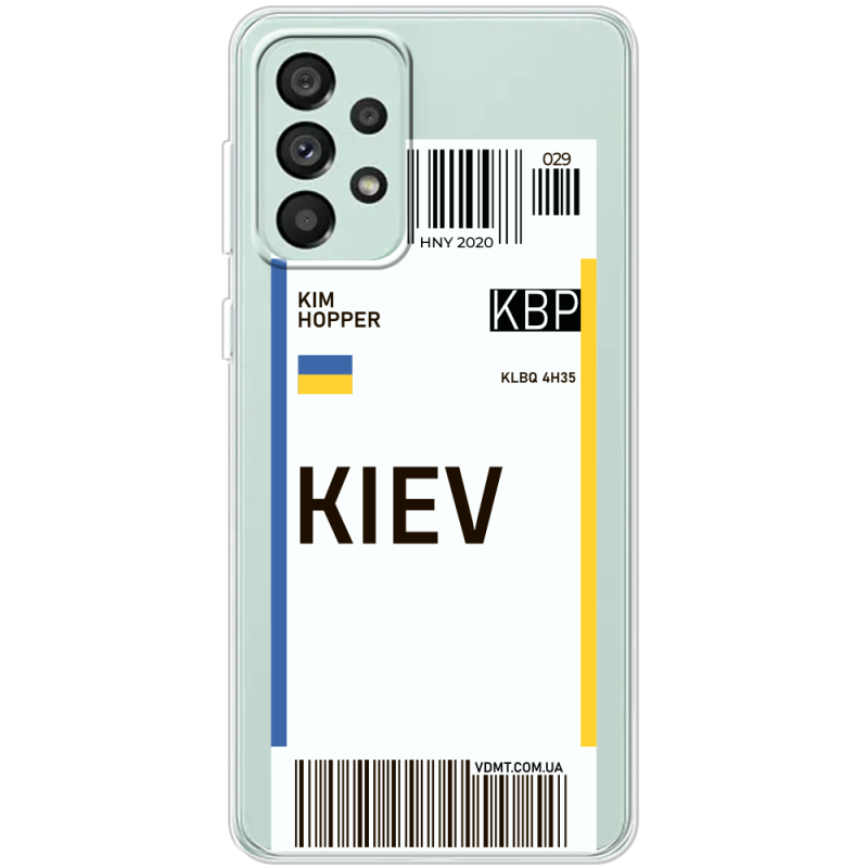 Прозрачный чехол BoxFace Samsung Galaxy A73 (A736) Ticket Kiev