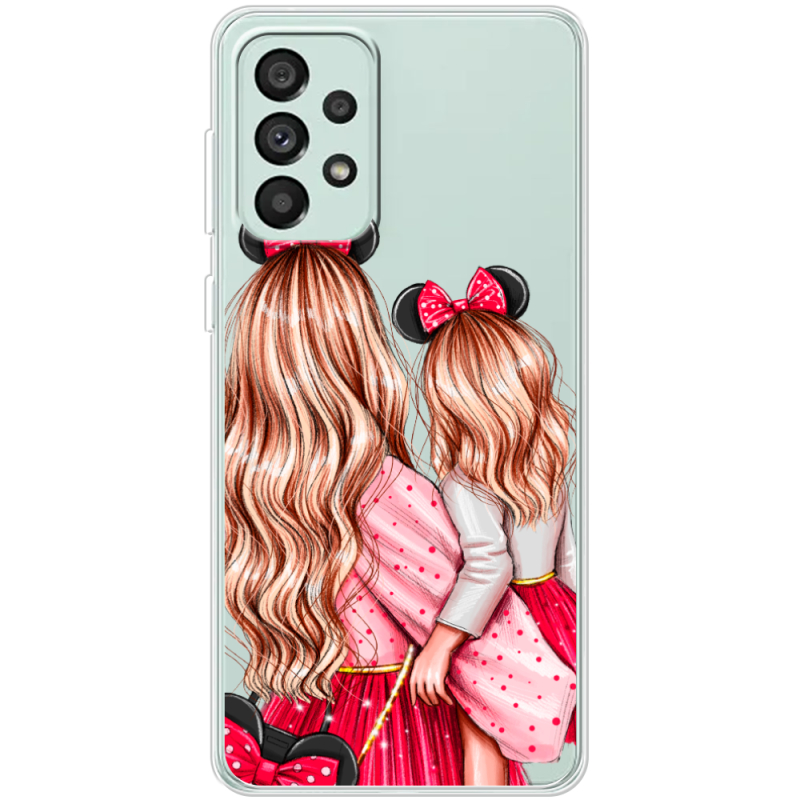 Прозрачный чехол BoxFace Samsung Galaxy A73 (A736) Mouse Girls