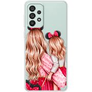 Прозрачный чехол BoxFace Samsung Galaxy A73 (A736) Mouse Girls