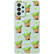 Прозрачный чехол BoxFace Samsung Galaxy A73 (A736) Pattern Baby Yoda