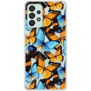 Прозрачный чехол BoxFace Samsung Galaxy A73 (A736) Butterfly Morpho