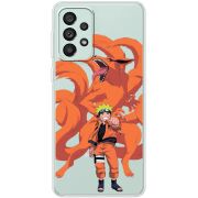 Прозрачный чехол BoxFace Samsung Galaxy A73 (A736) Naruto and Kurama