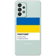 Прозрачный чехол BoxFace Samsung Galaxy A73 (A736) Pantone вільний синій