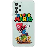 Прозрачный чехол BoxFace Samsung Galaxy A73 (A736) Super Mario