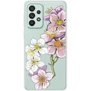 Прозрачный чехол BoxFace Samsung Galaxy A73 (A736) Cherry Blossom