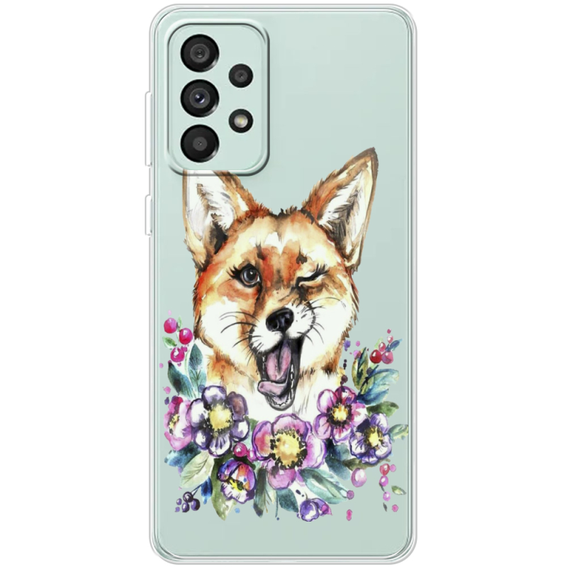 Прозрачный чехол BoxFace Samsung Galaxy A73 (A736) Winking Fox