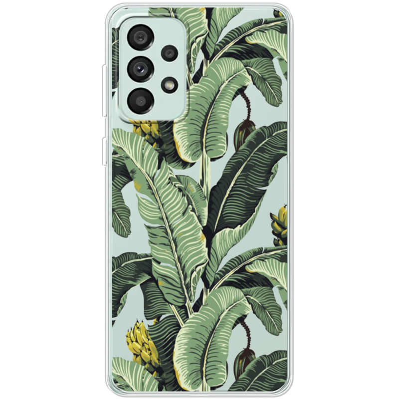 Прозрачный чехол BoxFace Samsung Galaxy A73 (A736) Banana Leaves