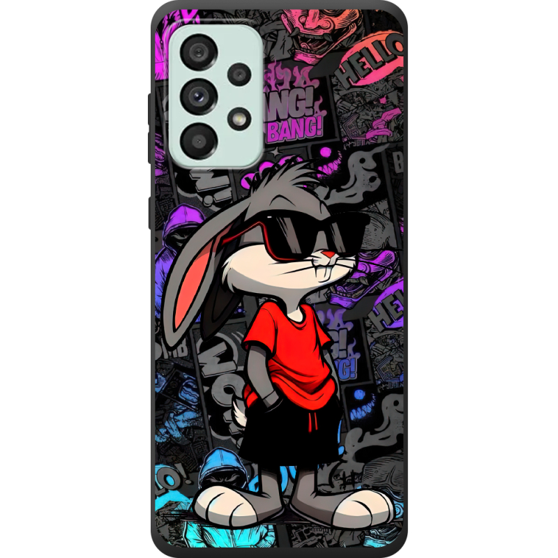 Черный чехол BoxFace Samsung Galaxy A73 5G (A736) Малий вухань