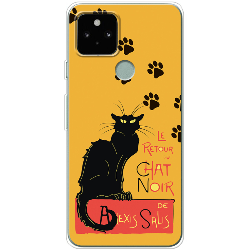 Чехол Uprint Google Pixel 5 Noir Cat