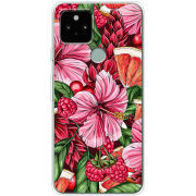Чехол Uprint Google Pixel 5 Tropical Flowers