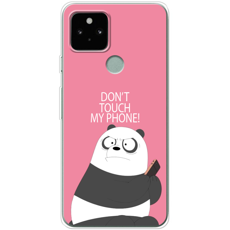 Чехол Uprint Google Pixel 5 Dont Touch My Phone Panda
