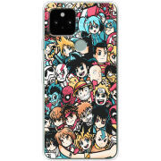 Чехол Uprint Google Pixel 5 Anime Stickers
