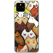 Чехол Uprint Google Pixel 5 Sleepy Cats