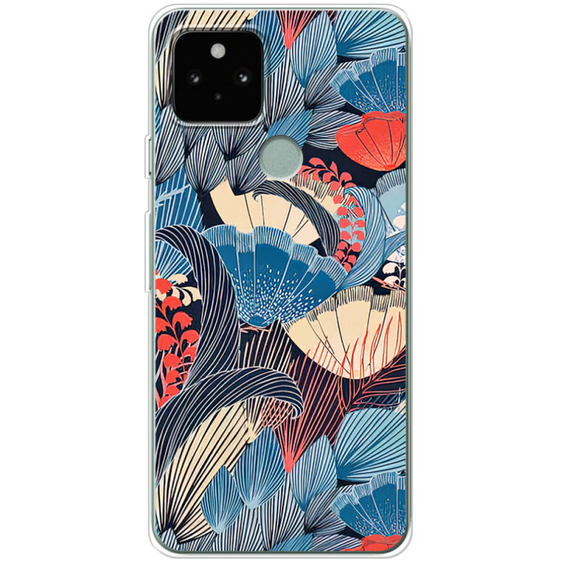 Чехол Uprint Google Pixel 5 Blue Herb