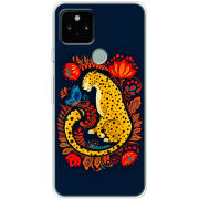 Чехол Uprint Google Pixel 5 Petrykivka Leopard