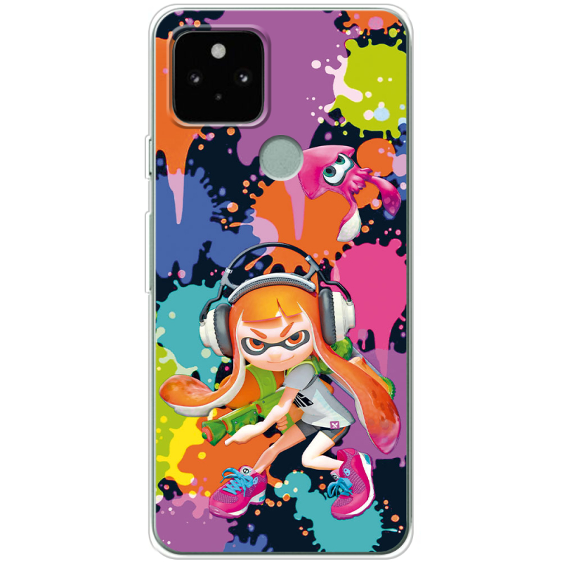 Чехол Uprint Google Pixel 5 Splatoon Inklings