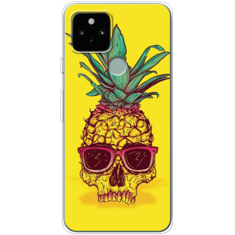 Чехол Uprint Google Pixel 5 Pineapple Skull