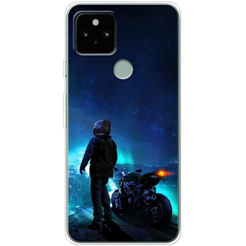 Чехол Uprint Google Pixel 5 Motorcyclist