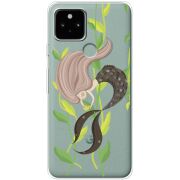 Прозрачный чехол Uprint Google Pixel 5 Cute Mermaid