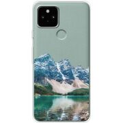 Прозрачный чехол Uprint Google Pixel 5 Blue Mountain