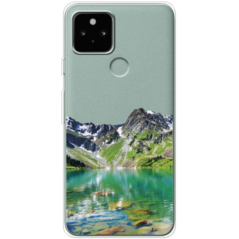 Прозрачный чехол Uprint Google Pixel 5 Green Mountain