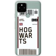 Прозрачный чехол Uprint Google Pixel 5 Ticket Hogwarts