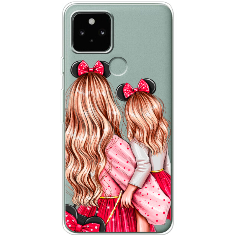 Прозрачный чехол Uprint Google Pixel 5 Mouse Girls