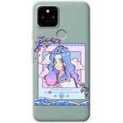 Прозрачный чехол Uprint Google Pixel 5 The Sakuras Will Cry For You