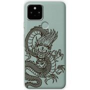 Прозрачный чехол Uprint Google Pixel 5 Chinese Dragon