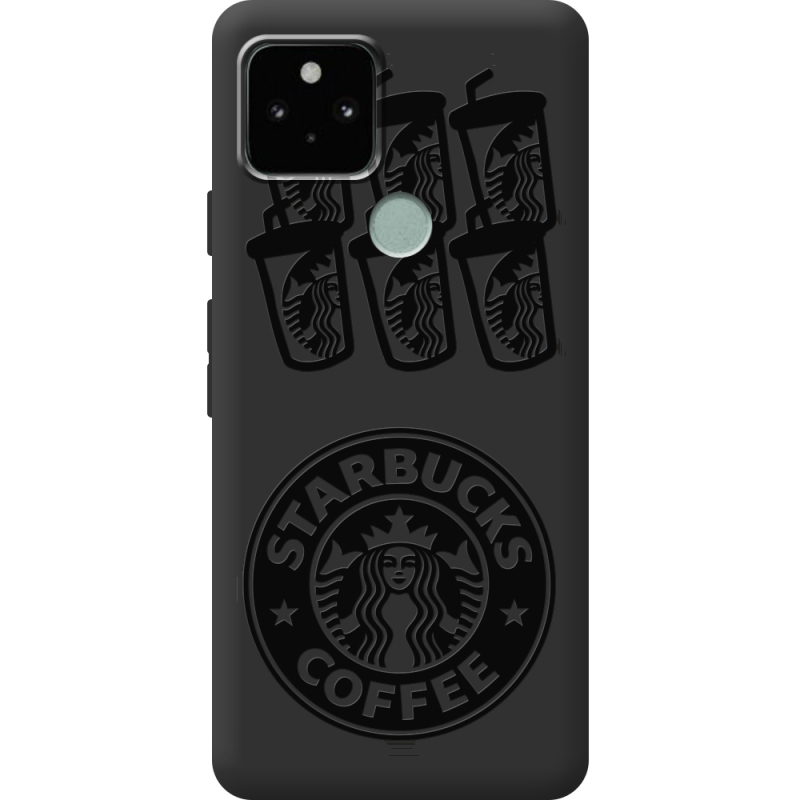 Черный чехол BoxFace Google Pixel 5 Black Coffee