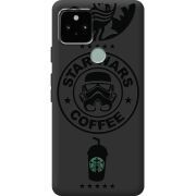 Черный чехол BoxFace Google Pixel 5 Dark Coffee