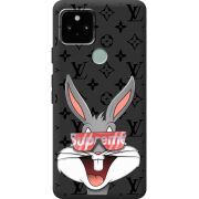 Черный чехол BoxFace Google Pixel 5 looney bunny