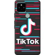 Черный чехол BoxFace Google Pixel 5 Tik Tok