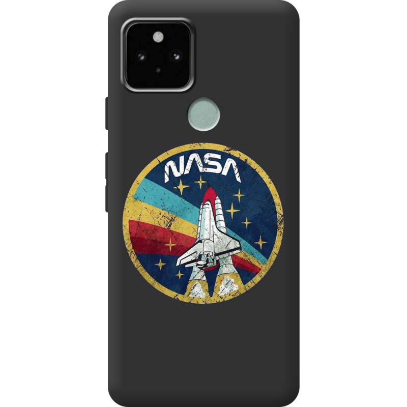 Черный чехол BoxFace Google Pixel 5 NASA