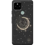 Черный чехол BoxFace Google Pixel 5 Moon