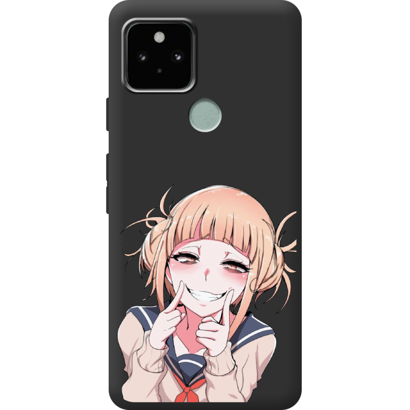 Черный чехол BoxFace Google Pixel 5 Himiko Toga Smile