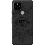 Черный чехол BoxFace Google Pixel 5 Eye