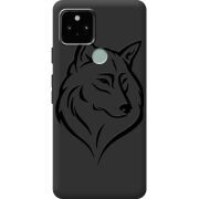 Черный чехол BoxFace Google Pixel 5 Wolf